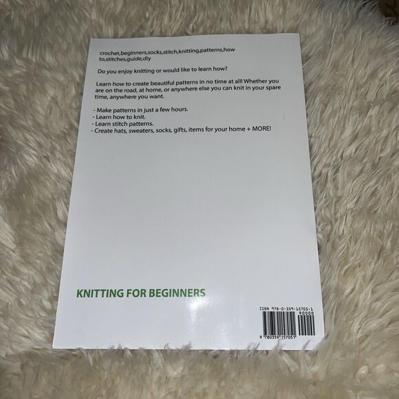 Knitting For Beginners How To Craft Crochet Knit Stitches & Patterns - Picture 2 of 8